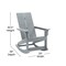 Flash Furniture Gray Modern Poly Resin Adirondack Rockers, PK 2 JJ-C14709-GY-2-GG - alternate 4